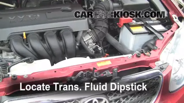 2007 Toyota Corolla CE 1.8L 4 Cyl. Transmission Fluid Check Fluid Level
